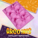 Silicona Molde Ratoncito En Plancha X 6 - Mickey