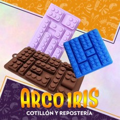 Silicona Molde Bombones Bloques Xu