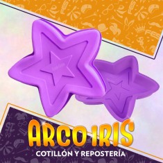 Silicona Molde Torta Estrella X 1 - 28 Cm X 5 Cm De Alto