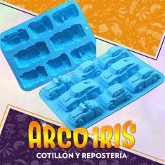 Silicona Molde Autos X 8 - Dsaza