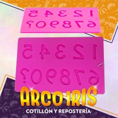 Silicona Molde Numeros Placa