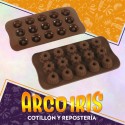 Silicona Molde Bombones Mini Budineras - Marron