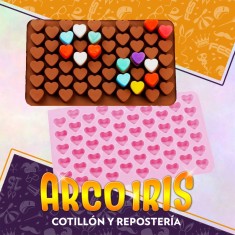 Silicona Molde Mini Corazon X 55 - Plancha Valentin