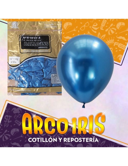Globo Chrome 10 X 50 Azul/celeste - Yehua