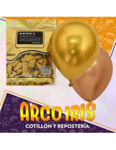 Globo Chrome 10 X 50 Dorado/cobre/bronce - Yehua