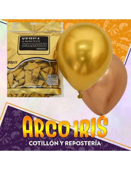 Globo Chrome 10 X 50 Dorado/cobre/bronce - Yehua