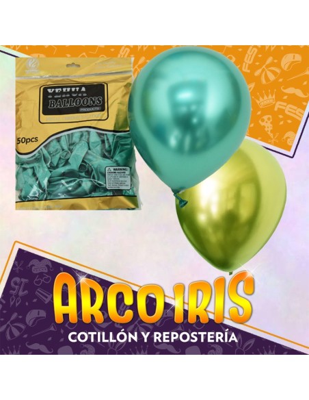 Globo Chrome 10 X 50 Verde/verde Lima - Yehua