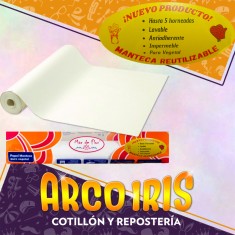 Rollo Papel Manteca Reutilizable X 5 Mt