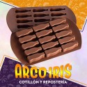 Silicona Molde Bombon Botellitas Xu - X 15 Cavidades Marron