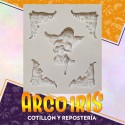 Silicona Molde Angel Con Moldura - 8 X 8 Cm