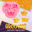 Silicona Molde Corona X 3 - 9 Cm