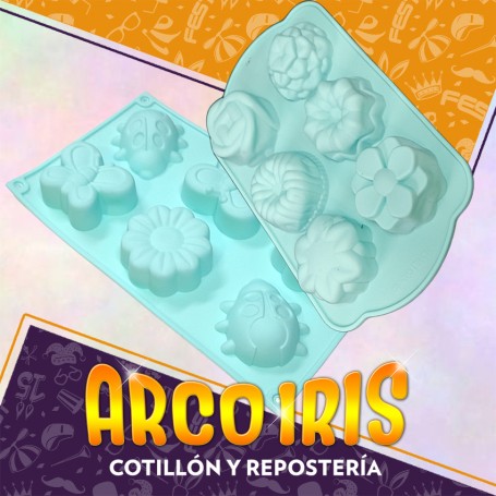 Silicona Molde Mini Budinera X 6 Plancha