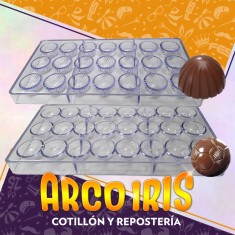 Moldes Policarbonato Para Bombones Xu - Caja 2