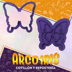 Cortante Cookies Mariposa - Plastico -