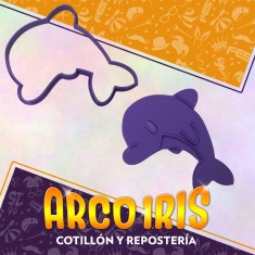 Cortante Cookies Delfin - Plastico -