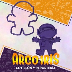 Cortante Cookies Astronauta- Plastico -