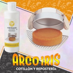 Desmoldante Liquido X 236 Ml - Promo Liquidacion Para Tortas Cake Release Grasa Y Harina En Un Solo Paso Wilton