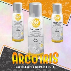 Aerosol Comestible Plateado X 42 Gr - Color Mist Wilton