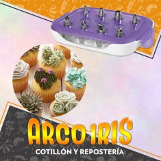 Boquillas Juego Basico X 8 - Con Estuche Promo Liquidacion Juego Basico De Boquillas Para Decorar Wilton