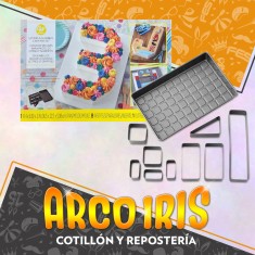 Juego De Molde Torta Letras Y Numero - Countless Celebrations Wilton