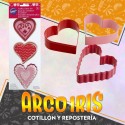 Juego De Cortantes Para Galletas - Promo Liquidacion 3 Cortantes Corazones Wilton