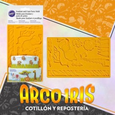 Silicona Molde Para Fondant Y Pasta De Goma - Animales De La Jungla -promo Precio Al 50 % Wilton
