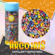 Sprinkles Primaveral X 102 Gr - Mezcla Arcoiris Pascuas Confite Formas Wilton