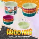 Silicona Set Molde Mini Tartas X 6 -10.50 Cm De Diametro Wilton