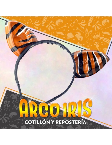 Vincha Plastica Orejas Tigre X 6 - Gape