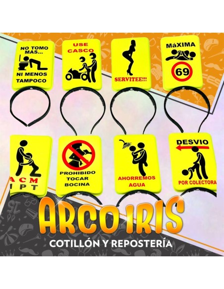 Vincha Plastica Pictograma X 6 - Gape