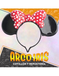 Vincha Plastica Panda Con Mono X 6 - Gape