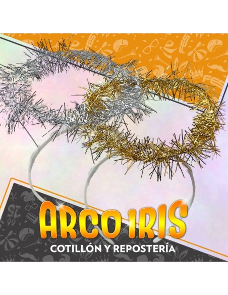 Vincha Angel Lameta X 12 - Oro/plata Gape