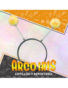 Vincha Resorte Lentejuela Pelotita X 6 - Gape