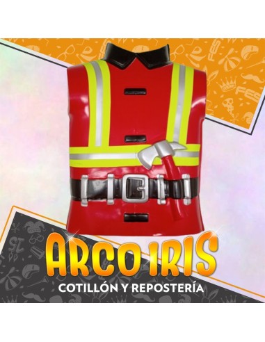 Pechera Bombero Plastica X 6 - Sin Casco Gape