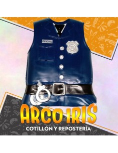 Pechera Policia Plastica X 6 - Sin Gorro Gape 2