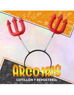 Vincha Resorte Tridente X 6 Halloween Gape