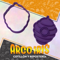 Cortante Cookies Colmena - Plastico Abeja