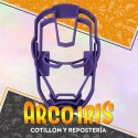 Cortante Cookies Cabeza Ironman - Plastico Violeta