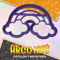 Cortante Cookies Arco Iris Xu - 10 Cm