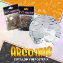 Confeti Circulos Plata Metal X 20 Gr Dilax