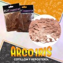 Confeti Circulos Rosa Gold Metal X 20 Gr Dilax