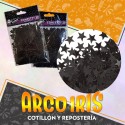 Confeti Estrella Negra Metal X 20 Gr Dilax 1.5 Diametro