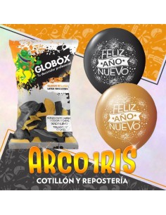 Globo Perlado 12 X 12 - Ano Nuevo Navidad Globox