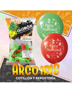 Globo Perlado 12 X 12 - Navidad Globox