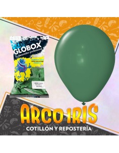 Globo Estandar 12 X 50 - Verde Oliva Navidad Globox