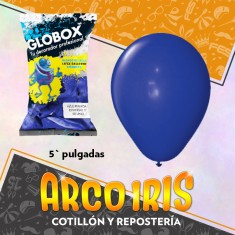 Globo Perlado 5 X 50 Azul Francia - Dilax