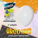 Globo Perlado 5 X 50 Blanco - Dilax