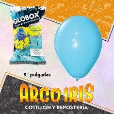 Globo Perlado 5 X 50 Celeste - Dilax
