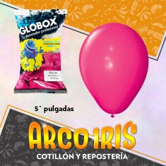 Globo Perlado 5 X 50 Fucsia - Dilax
