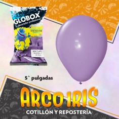 Globo Perlado 5 X 50 Lila - Dilax